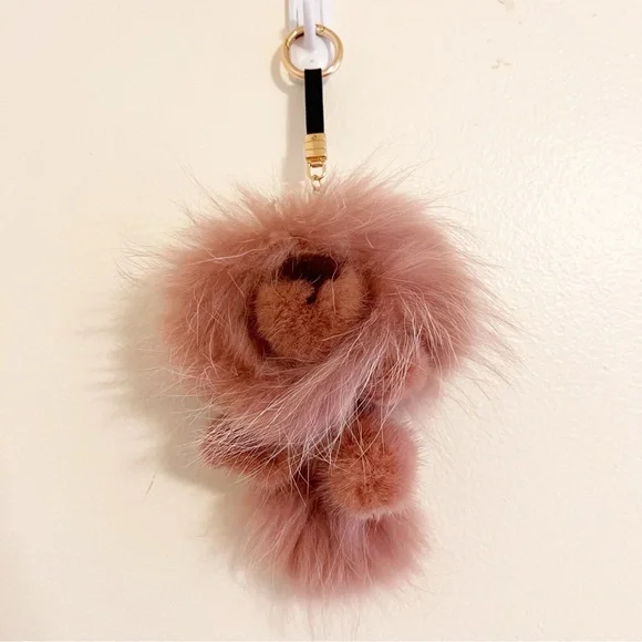 Pink Lion Bag Charm - Picture 2 of 6